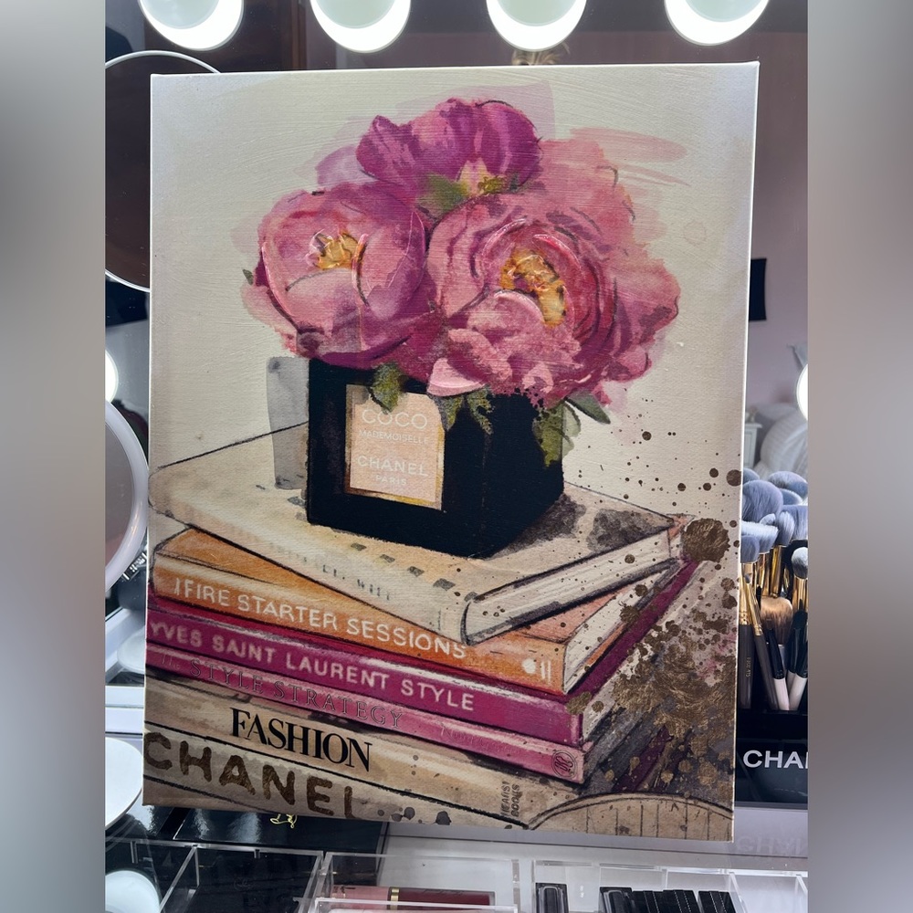 Oliver girl canvas painting